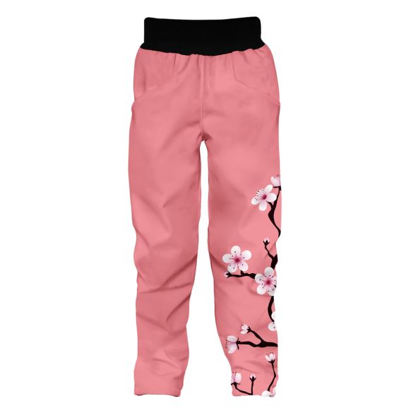 Kids Softshell Trousers, SAKURA, Pink