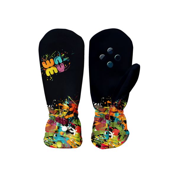 Kids Softshell Mittens, GAME ON