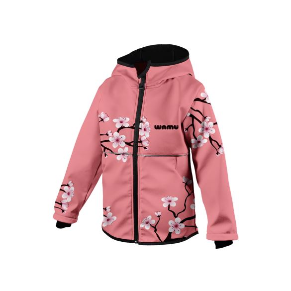 Kids Softshell Jacket, SAKURA, Pink